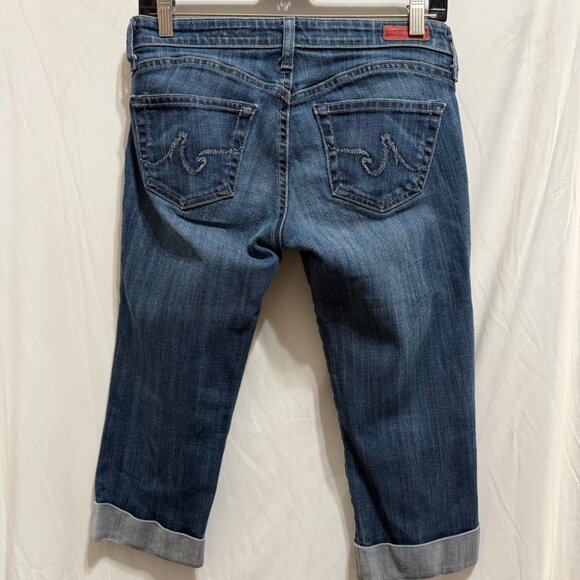AG- Adriano Goldschmied Entourage cropped jeans size 27R - Picture 3 of 8
